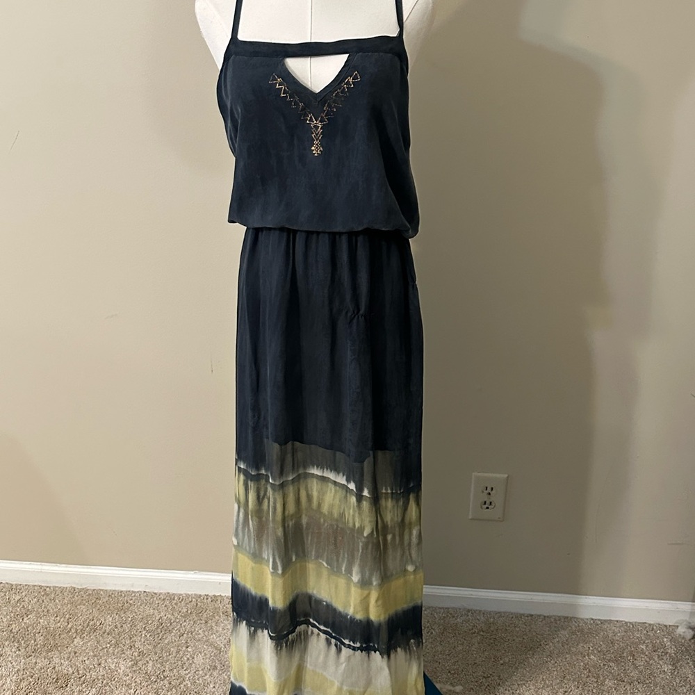 Gypsy 05 tie dyed silk dress